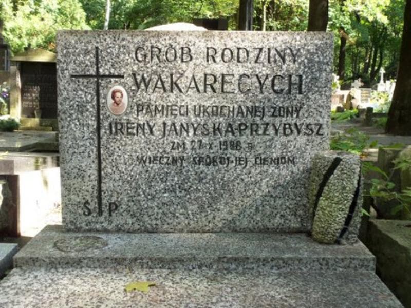 Zdjęcie grobu Irena Janyska-Przybysz (2)