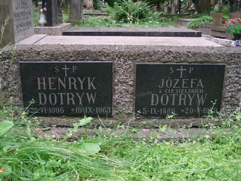 Zdjęcie grobu Józefa Dotryw (2)