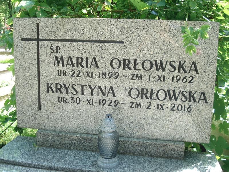 Zdjęcie grobu Maria Orłowska (1)