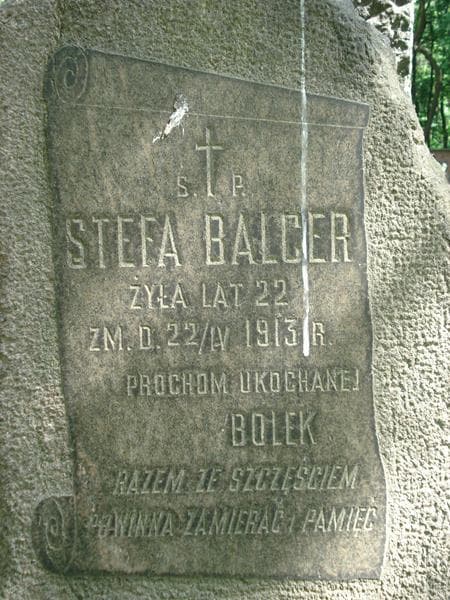 Zdjęcie grobu Stefa Balcer (1)