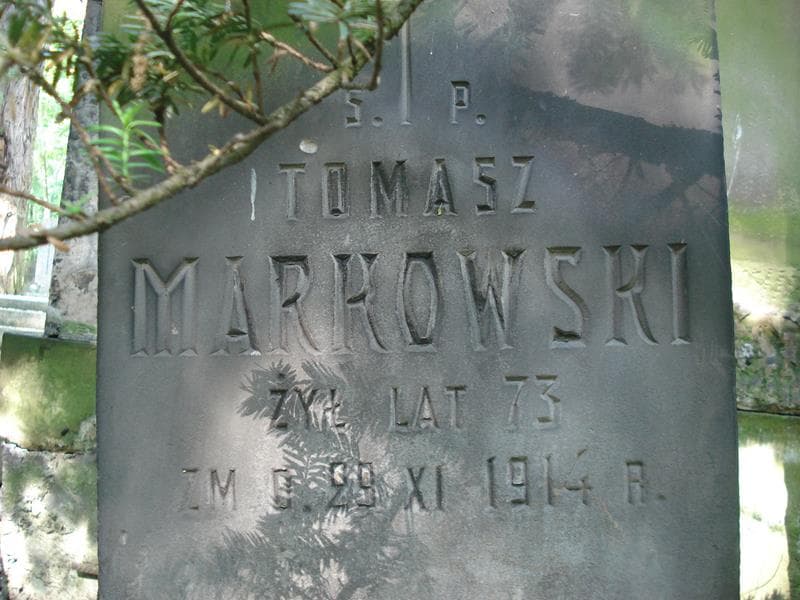 Zdjęcie grobu Tomasz Markowski (2)