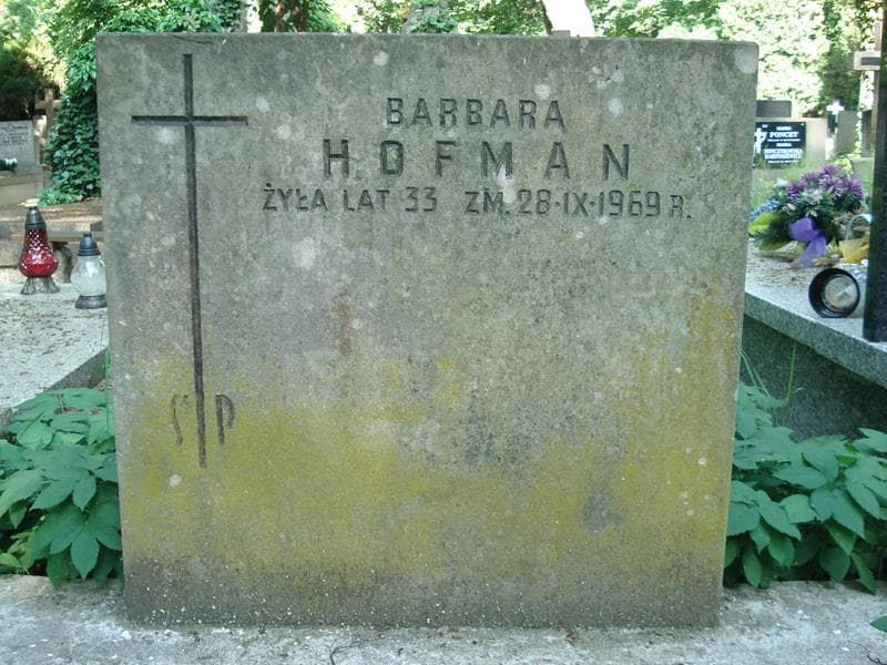 Zdjęcie grobu Barbara Hofman (1)
