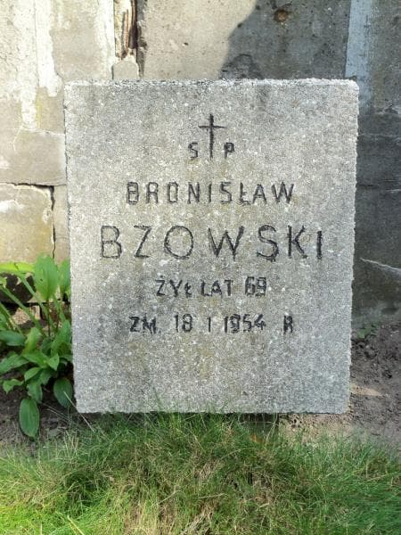 Zdjęcie grobu Bronisław Bzowski (2)