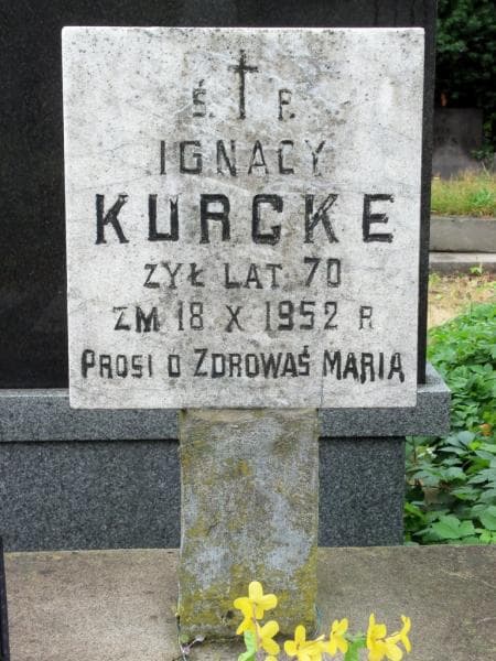 Zdjęcie grobu Ignacy Kurcke (2)