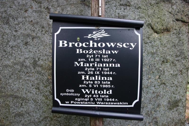 Zdjęcie grobu Witold Brochowski (2)