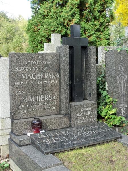 Zdjęcie grobu Saturnina Macherska (2)