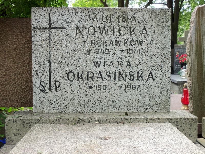 Zdjęcie grobu Wiara Okrasińska (2)