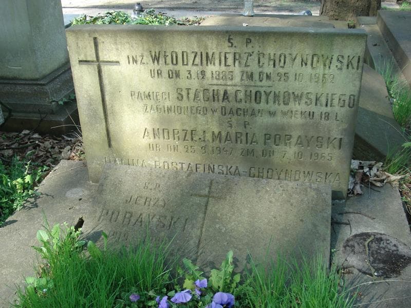 Zdjęcie grobu Stach Choynowski (2)