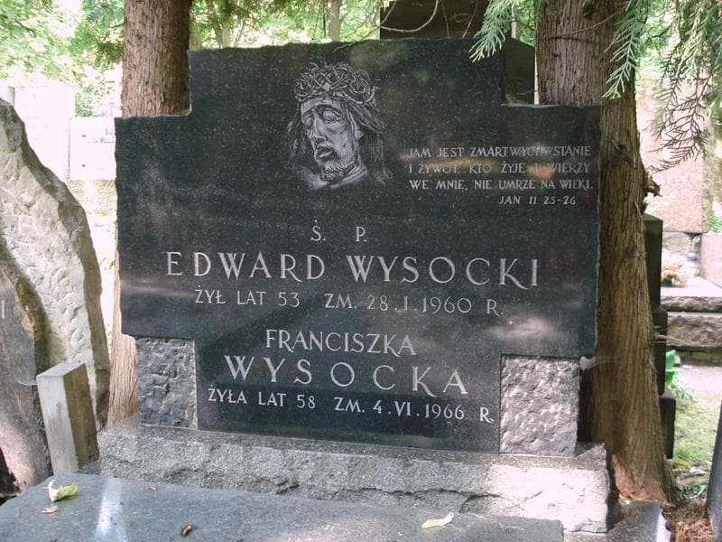 Zdjęcie grobu Franciszka Wysocka (2)