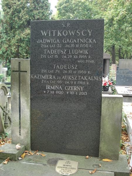 Zdjęcie grobu Irmina Czerny (2)