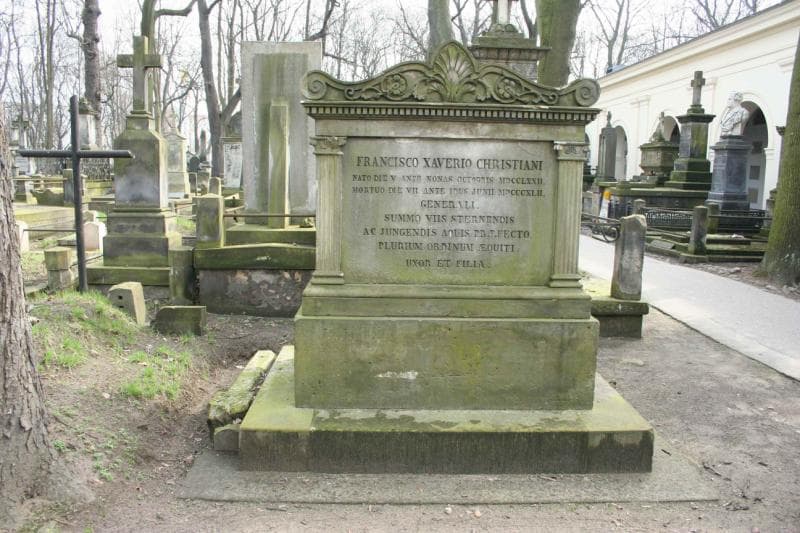 Zdjęcie grobu: Francisco Xaviero Christiani