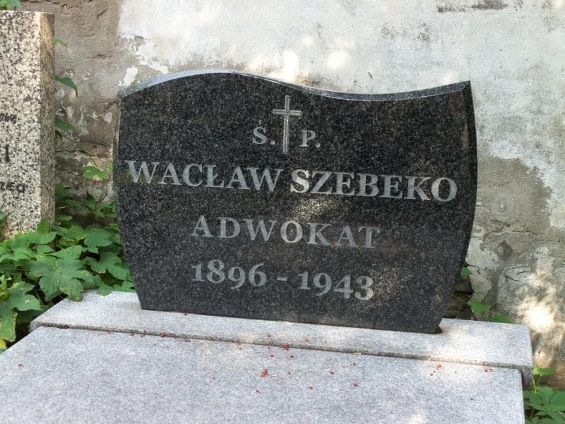Zdjęcie grobu Wacław Szebeko (2)