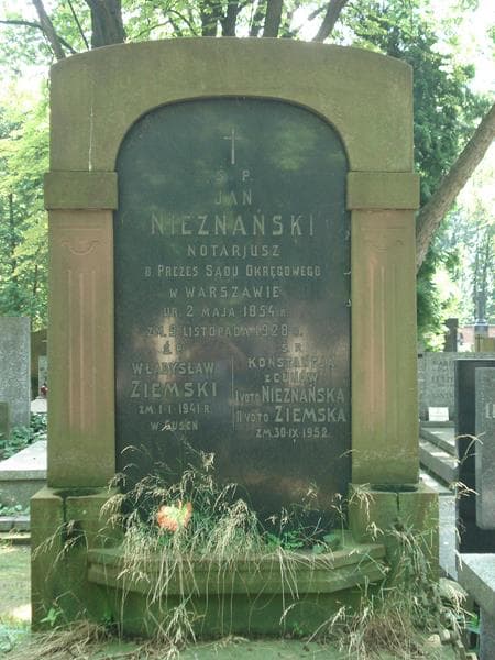 Zdjęcie grobu Jan Nieznański (2)