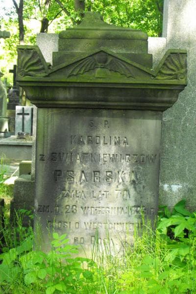Zdjęcie grobu Karolina Psarska (1)