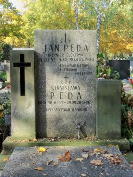 Zdjęcie grobu Stanisława Peda (2)