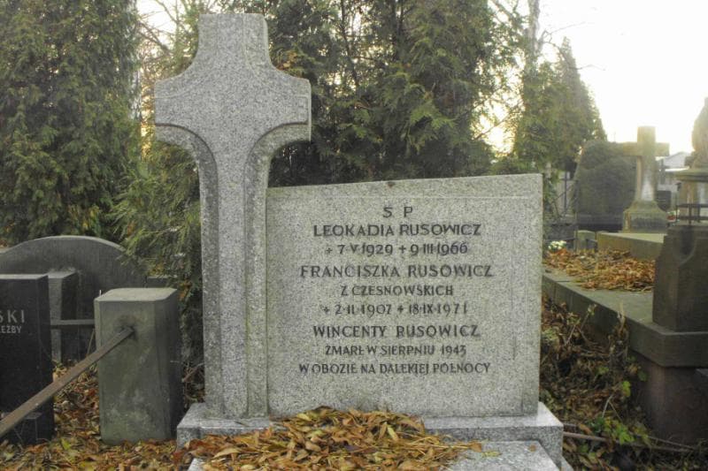 Zdjęcie grobu Leokadia Rusowicz (2)