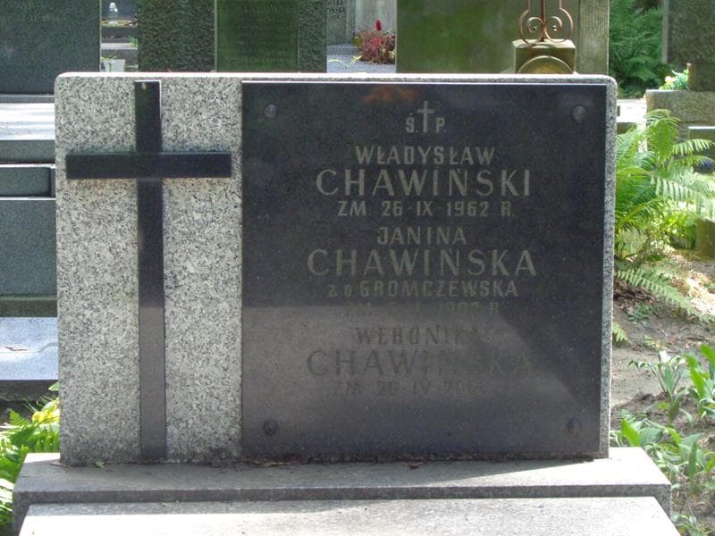Zdjęcie grobu Władysław Chawiński (2)