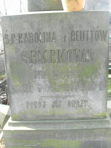 Zdjęcie grobu Karolina Semekowa (2)