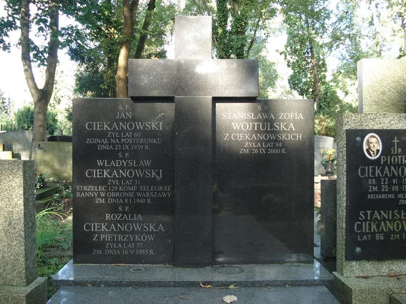 Zdjęcie grobu Jan Ciekanowski (2)