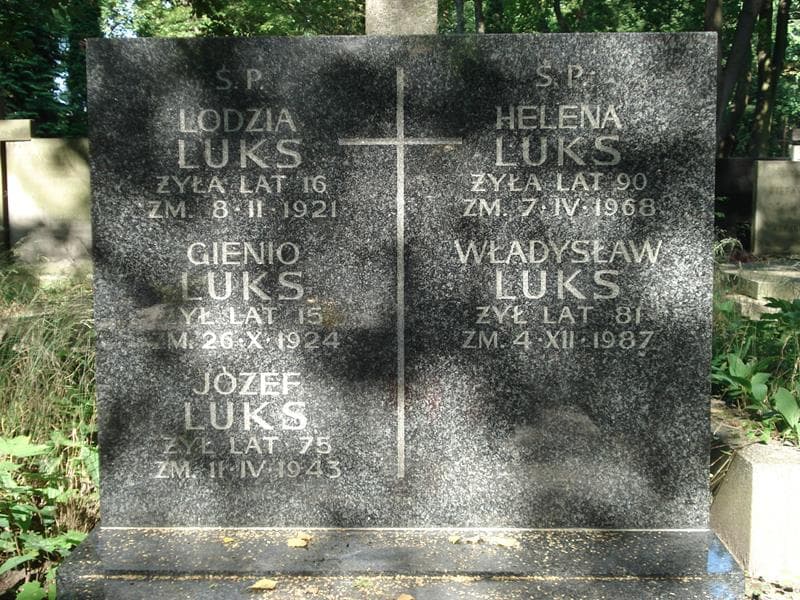 Zdjęcie grobu Gienio Luks (1)