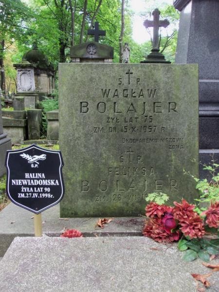 Zdjęcie grobu Feliksa Bolajer (2)