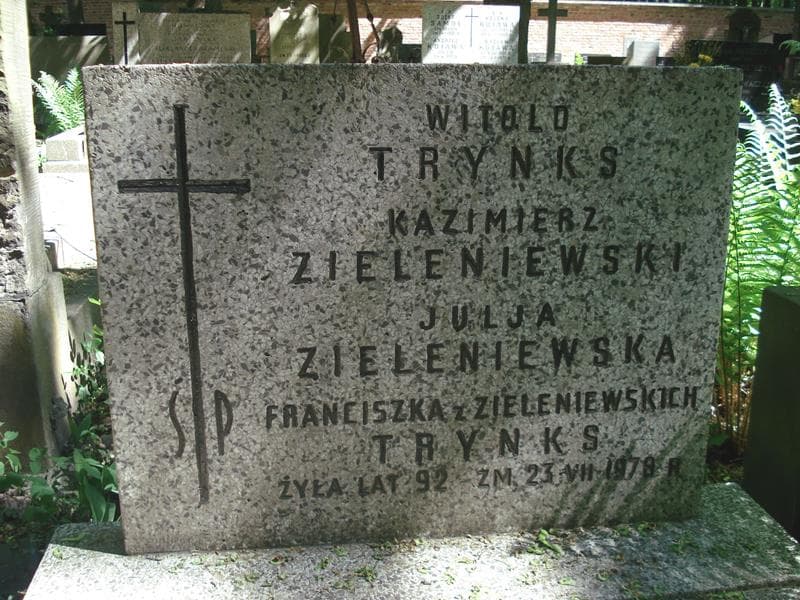 Zdjęcie grobu Franciszka Trynks (1)