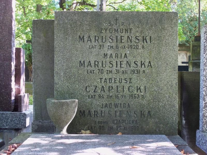 Zdjęcie grobu Zygmunt Marusieński (2)
