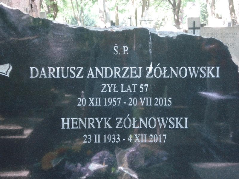 Zdjęcie grobu Dariusz Andrzej Żołnowski (1)