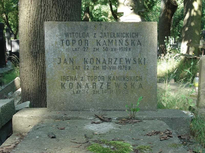 Zdjęcie grobu Witolda Topór Kamińska (1)