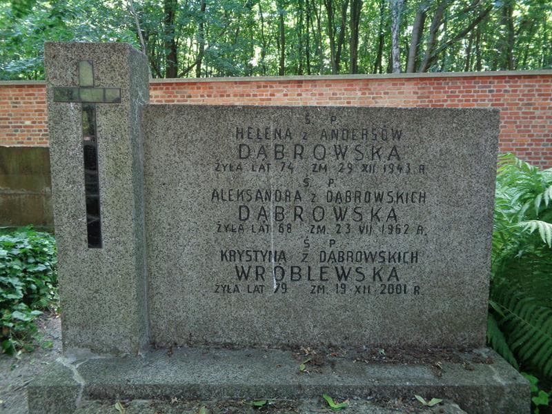 Zdjęcie grobu Aleksandra Dąbrowska (2)