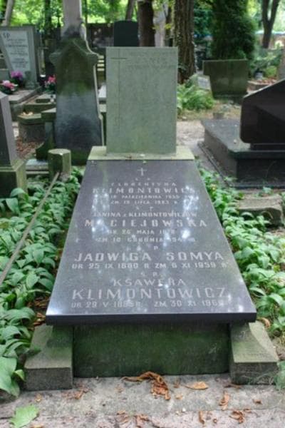 Zdjęcie grobu: Ksawera Klimontowicz