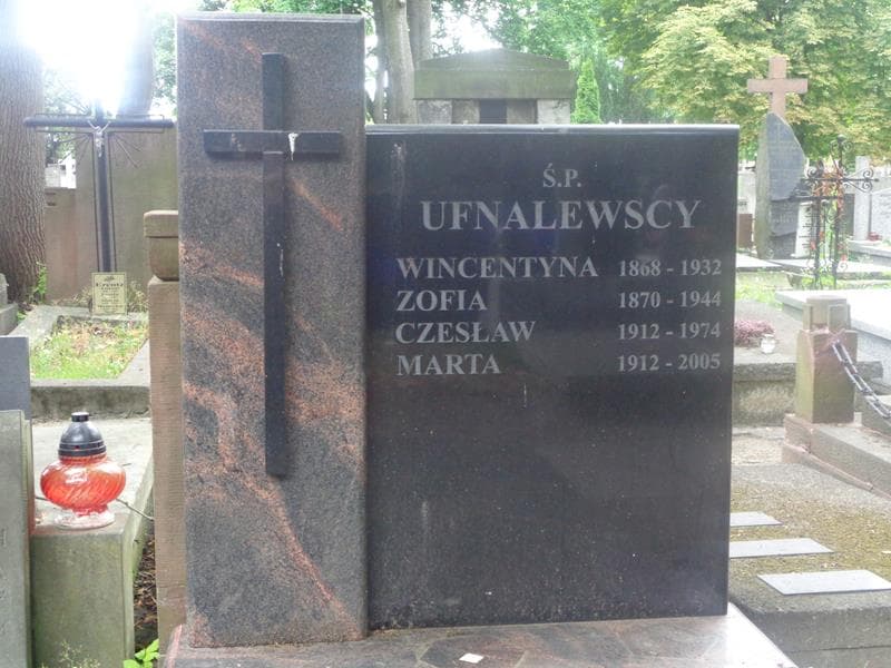 Zdjęcie grobu Wincentyna Ufnalewska (2)