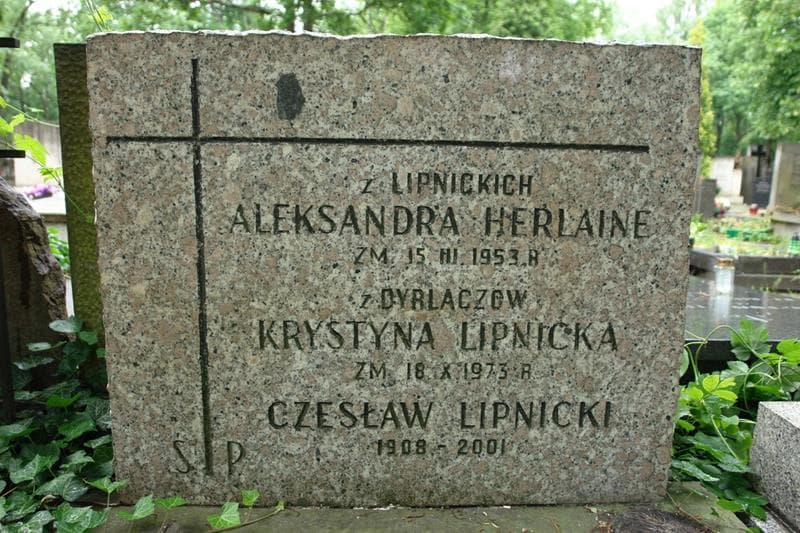 Zdjęcie grobu Aleksandra Herlaine (2)