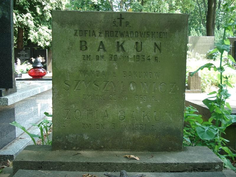 Zdjęcie grobu Zofia Bakun (2)