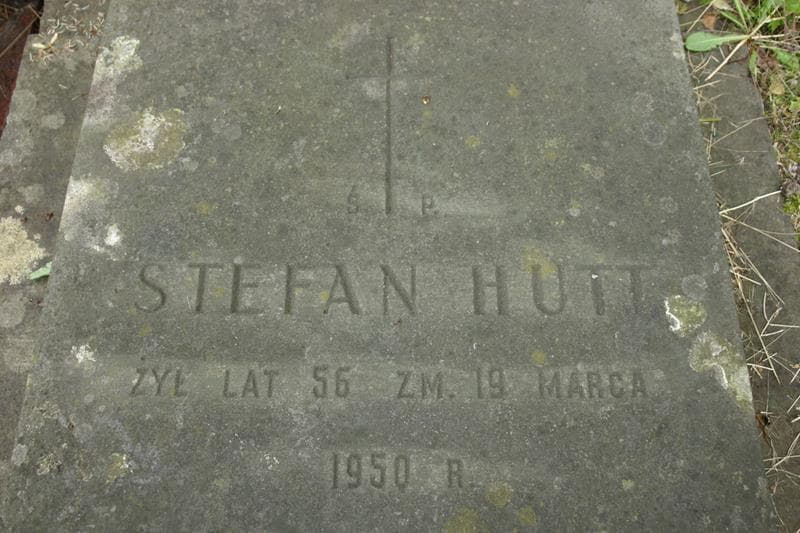 Zdjęcie grobu Stefan Hutt (2)