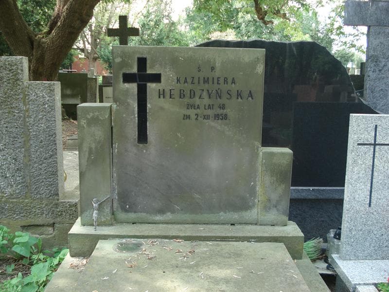 Zdjęcie grobu Kazimiera Hebdzyńska (2)