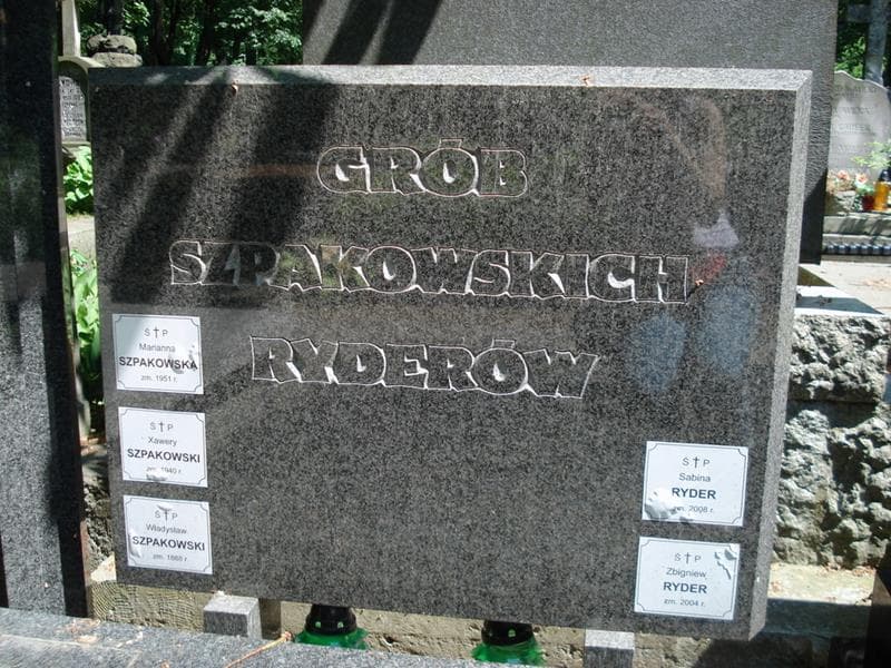 Zdjęcie grobu Zbigniew Ryder (2)