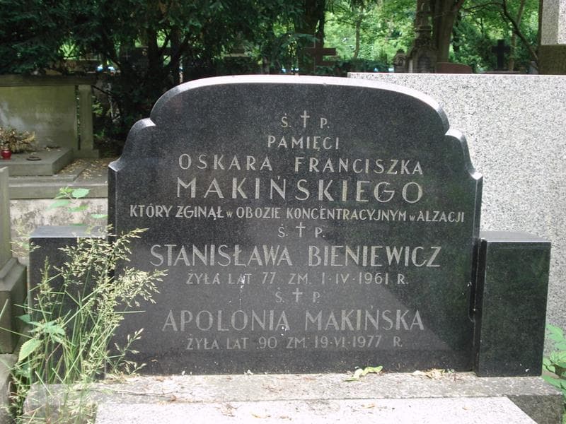 Zdjęcie grobu Apolonia Makińska (2)
