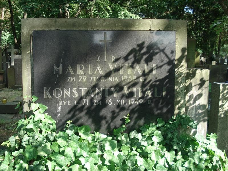 Zdjęcie grobu Konstanty Vitali (2)
