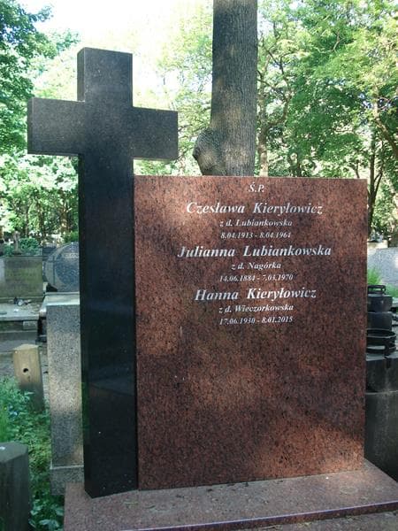 Zdjęcie grobu Julianna Lubiankowska (1)