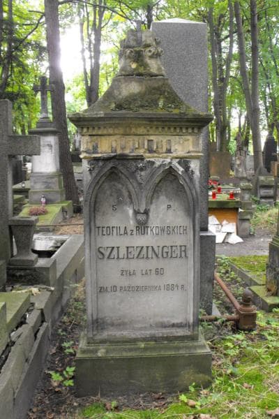 Zdjęcie grobu Teofila Szlezinger (1)