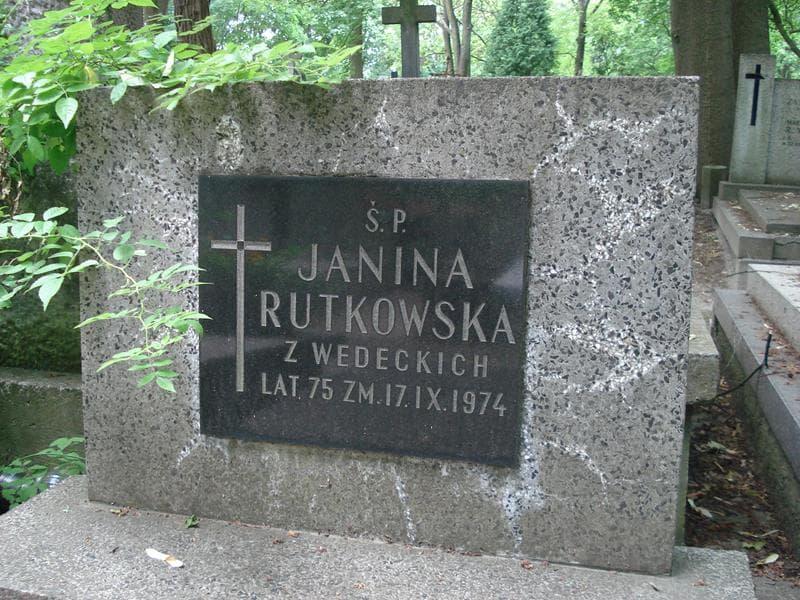 Zdjęcie grobu Janina Rutkowska (1)