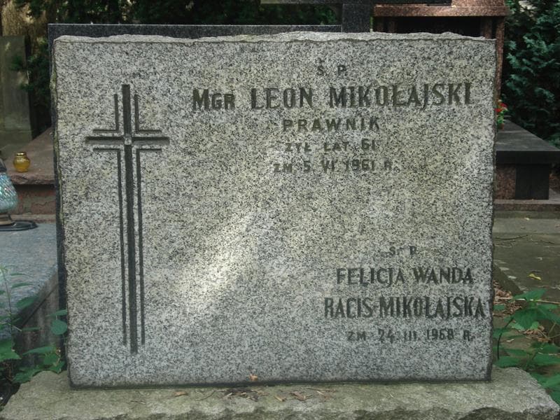 Zdjęcie grobu Leon Mikołajski (2)