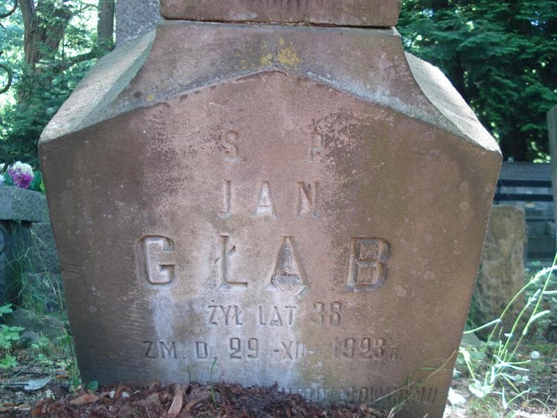 Zdjęcie grobu Jan Głąb (2)