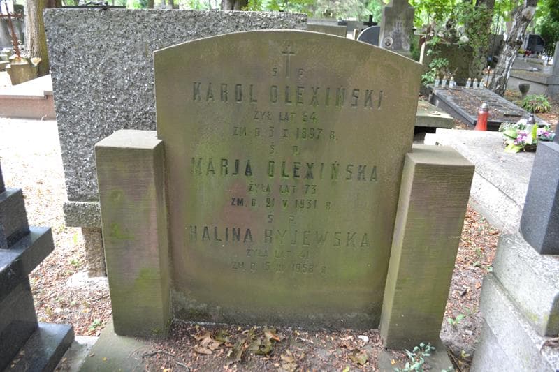 Zdjęcie grobu Karol Olexiński (2)