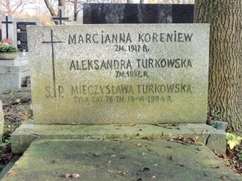 Zdjęcie grobu Mieczysława Turkowska (2)