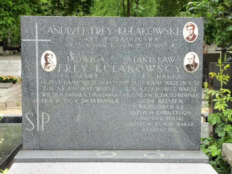 Zdjęcie grobu Andrzej Frey-Kułakowski (2)