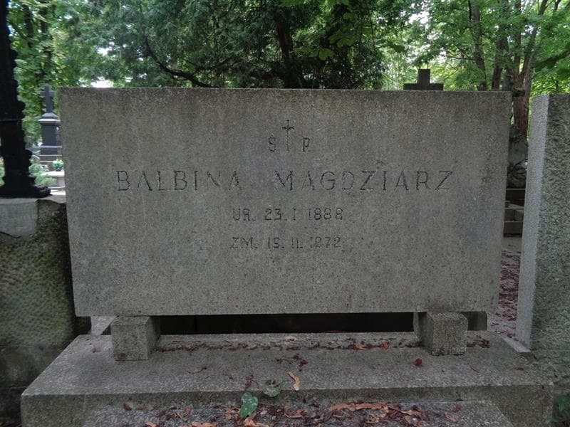 Zdjęcie grobu Balbina Magdziarz (2)