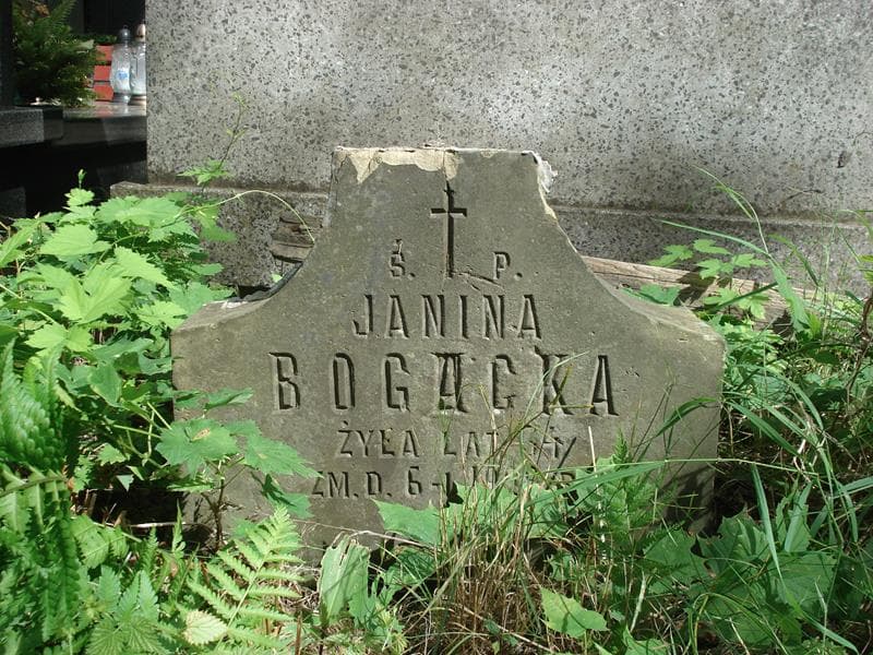 Zdjęcie grobu Janina Bogucka (bogacka?) (2)