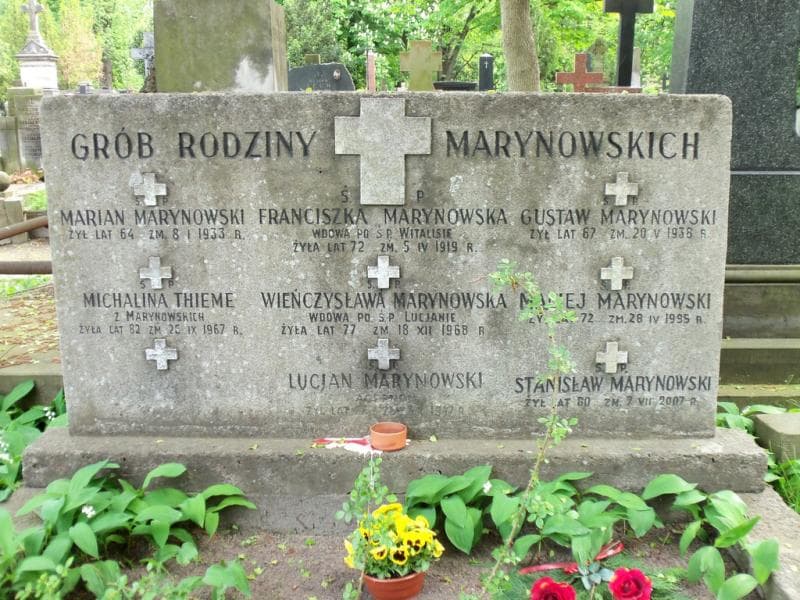 Zdjęcie grobu Lucjan Marynowski (2)